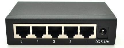 Коммутатор локальної мережі (Switch) Dinkia DS-1005P без БЖ - Фото 1