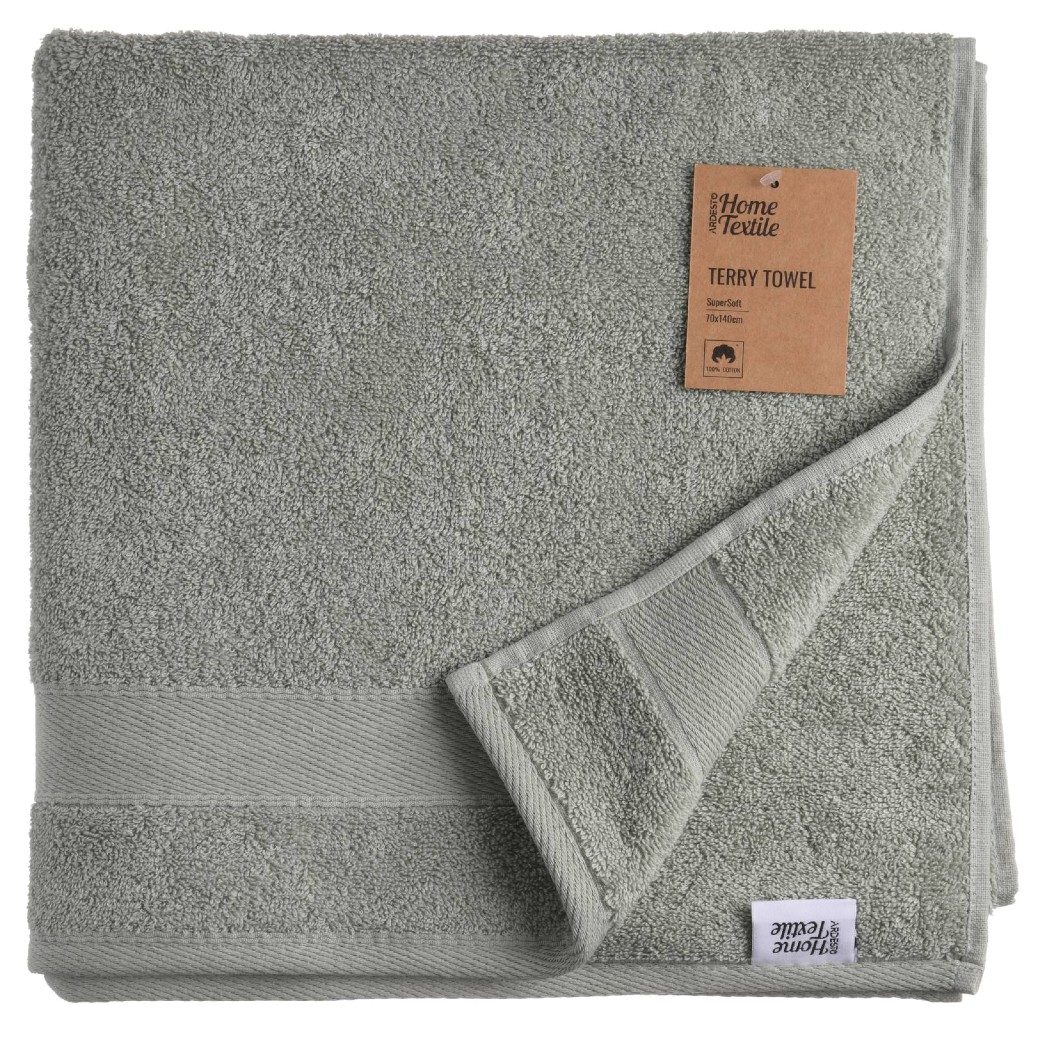 Полотенце банное Ardesto махровое SuperSoft зеленый 70х140 см (ART2270SS) - Фото 1