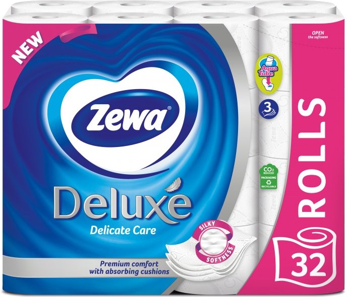 Туалетная бумага Zewa Deluxe LE Spring 32 (7322541343181) - Фото 1