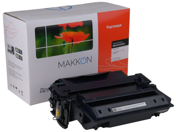 Картридж для лазерных принтеров/МФУ Makkon совместимый аналог HP Q7551A (51A) (MN-HP-S7551A) - Фото 1