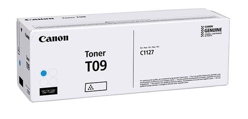 Картридж для лазерных принтеров/МФУ Canon iSXC1127i T09 Cartridge Cyan (3019C006AA) - Фото 1