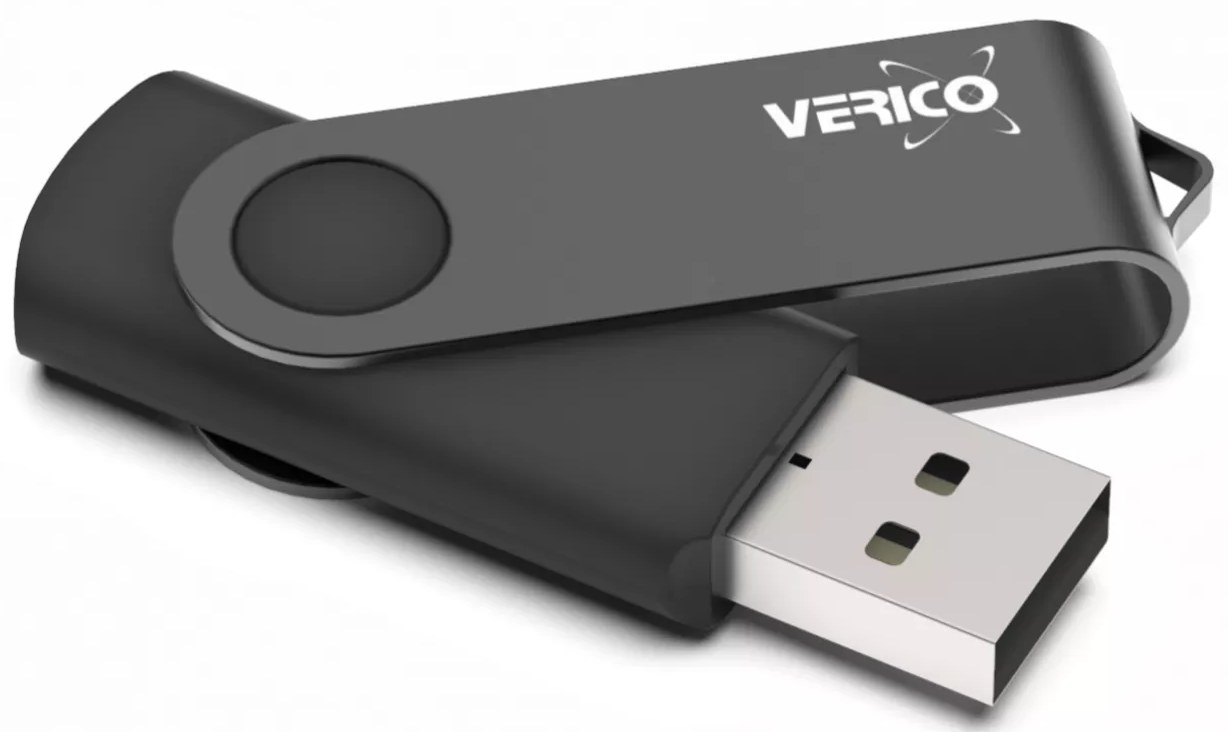 Флеш USB Verico 128Gb Flip Black (1UDOV-R0BKC3-NN) - Фото 1