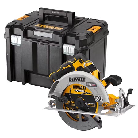 Пила дисковая DeWALT 18В XR Li-lon FLEXVOLT ADVANTAGE (DCS573NT) - Фото 1