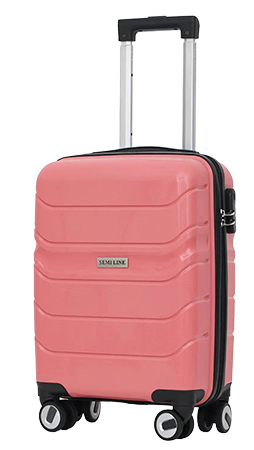 Чемодан Semi Line S Pink (T5615-1) - Фото 1