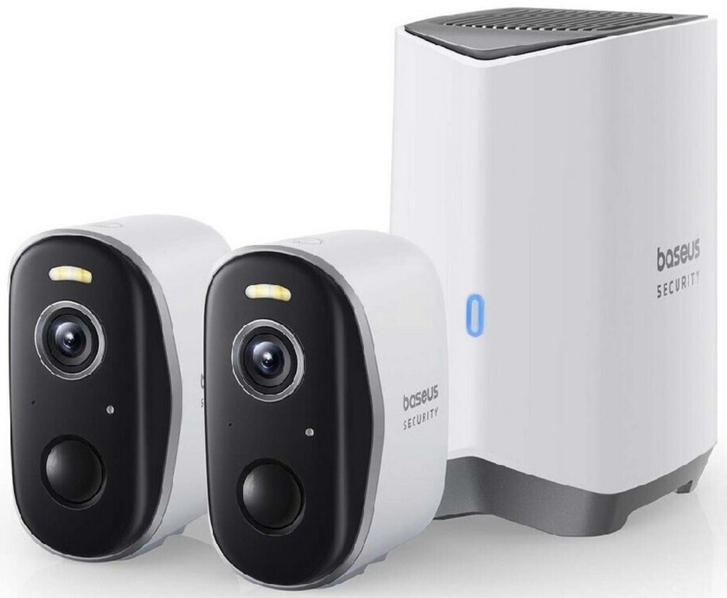 IP-камера Baseus Security N1 Plus Outdoor Camera 2K 2-Cam Kit White EU (S0TY002131) - Фото 1