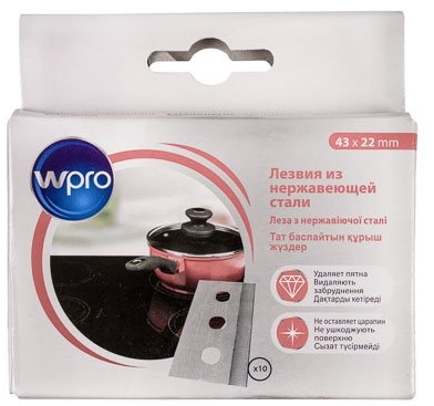 Сменные лезвия для скребка Wpro 10 шт. (484000008730) - Фото 1