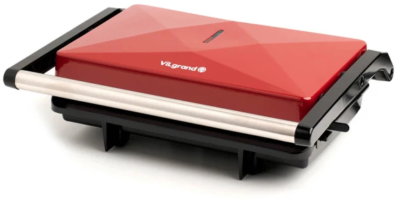 Гриль-барбекю электрический ViLgrand VSG1011 Red - Фото 1
