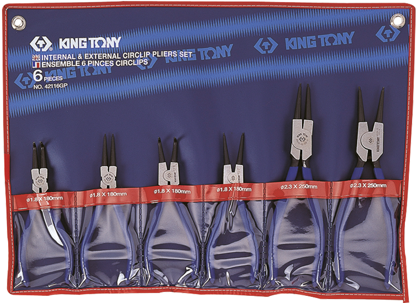Купить Набор инструментов KING TONY 4 шт. 180 мм 2 шт. 250 мм (42116GP) - Фото 1 Набор инструментов KING TONY 4 шт. 180 мм 2 шт. 250 мм (42116GP) - Фото 1