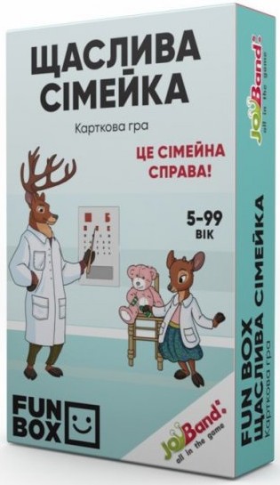 Настольная игра карточная (5-7 лет) JoyBand-Bontoy FunBox Счастливая семейка (FB0004) - Фото 1