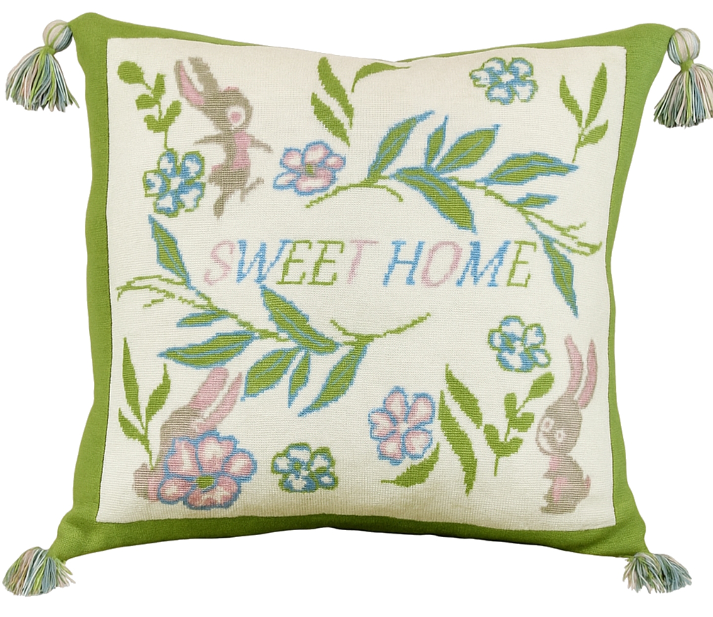 Подушка декоративна Прованс в'язана Sweet home  45х45 (028459) - Фото 1