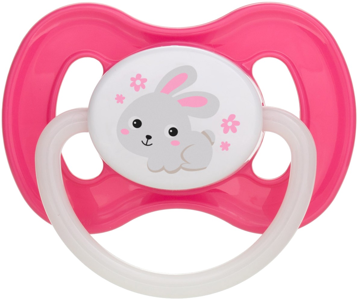 Круглая пустышка Canpol babies Bunny & Company латексная space, 1 шт. (23/278_pin) - Фото 1