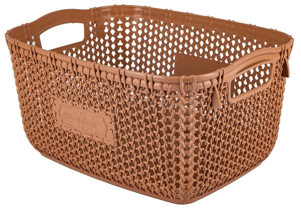 Корзина для белья VIOLET HOUSE 1008 Виолетта Cream б/кр. 5 л - Фото 1