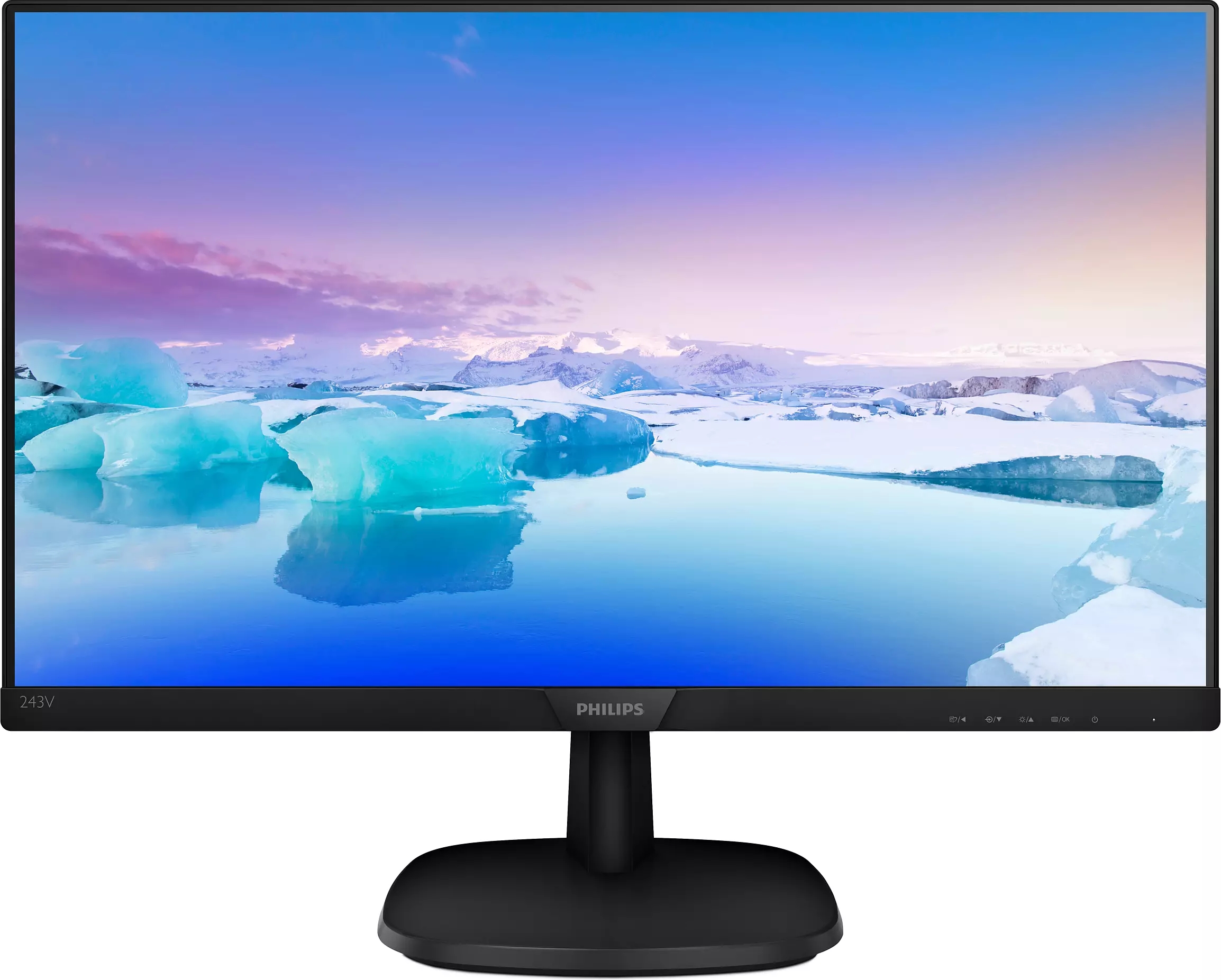 Уценка - Монитор Philips 243V7QDSB/00 Black - Фото 1