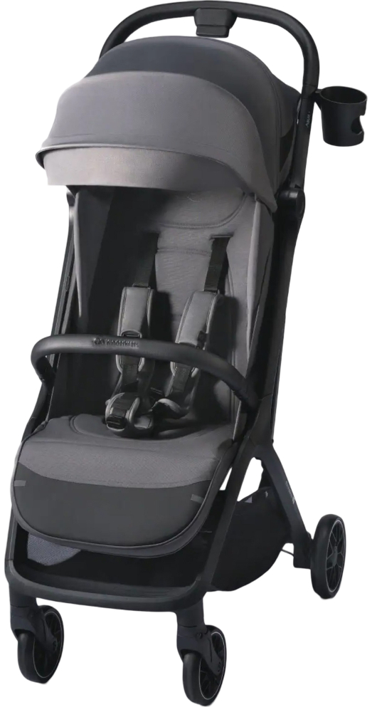 Коляска прогулочная Kinderkraft Nubi 2 Cloudy Grey (KSNUBI02GRY0000) - Фото 1