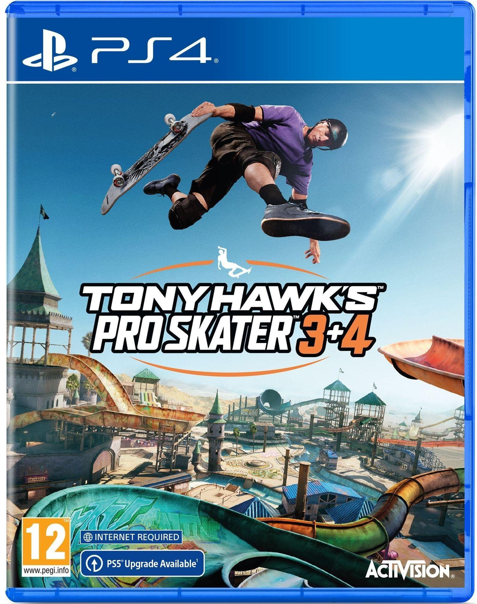 Игровой диск PS4 Tony Hawk's Pro Skater 3 + 4 - Фото 1