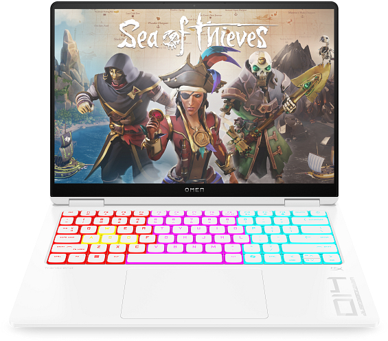 Ноутбук игровой HP OMEN Transcend 14-fb1003ua (C3UL2EA) Ceramic White - Фото 1