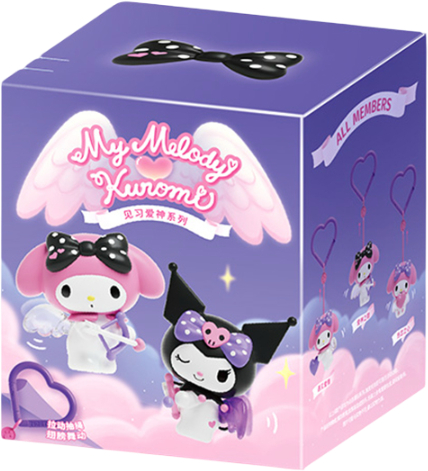 Коллекционная фигурка Pop Top Механическая игрушка-сюрприз KUROMI & MY MELODY – МИЛЫЕ КРЫЛЬЯ (в асс.) (24MDL-003) - Фото 1