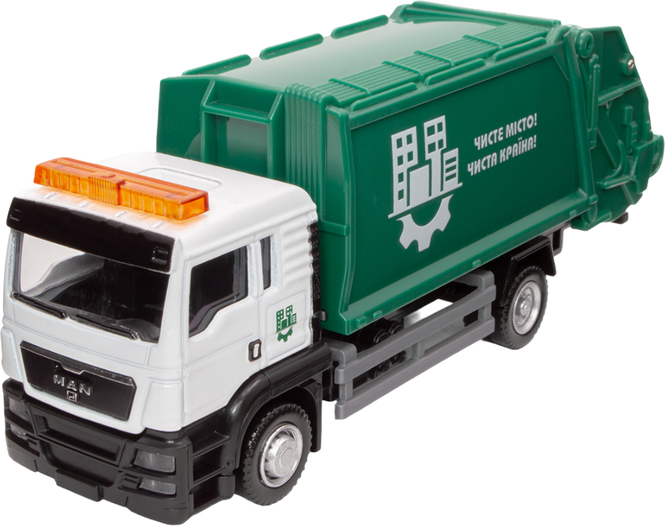Наземна спецтехніка TechnoDrive Сміттєвоз МAN з аксесуарами (250431U) - Фото 1