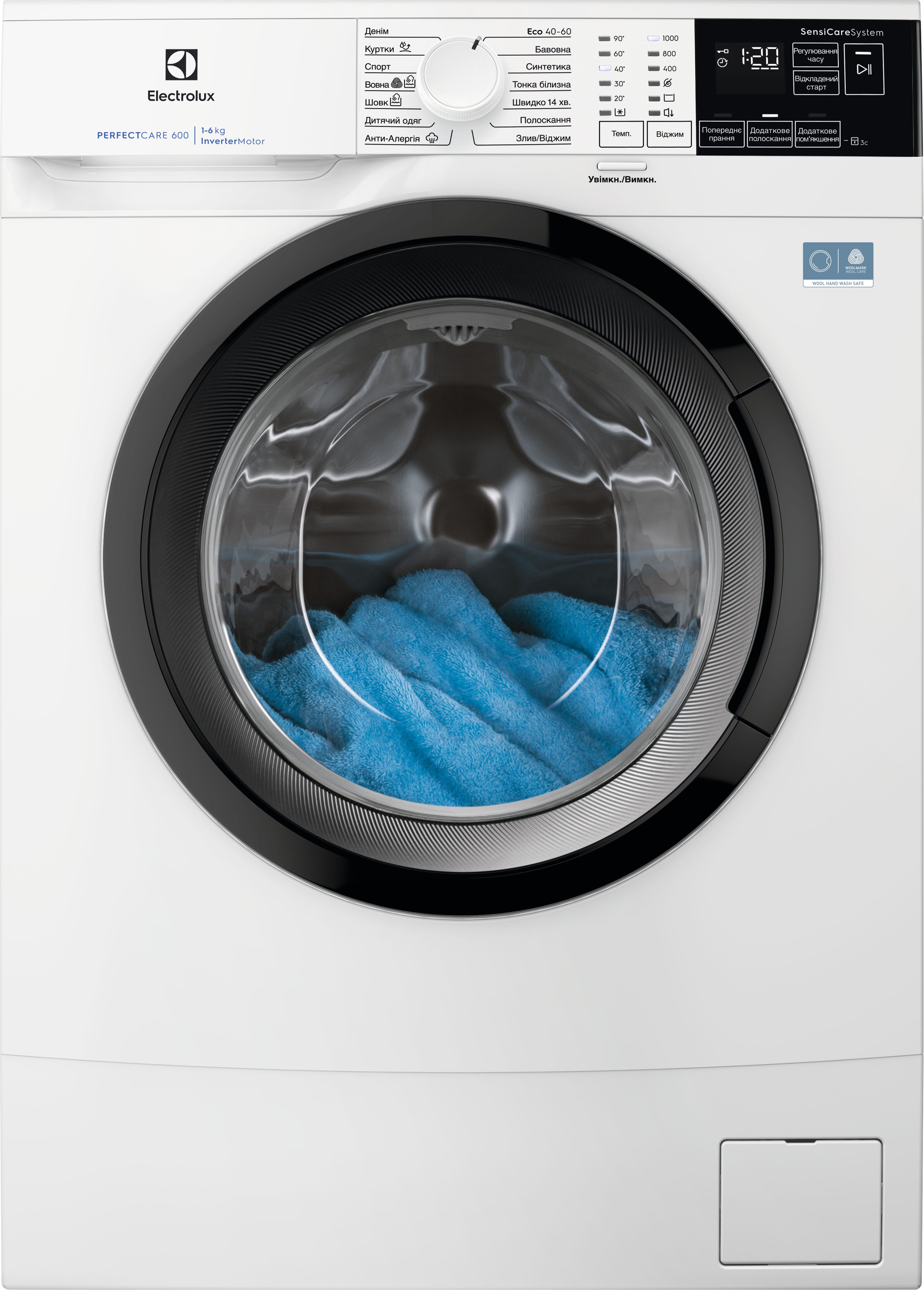 Пральна машина Electrolux EWS6406BU - Фото 1