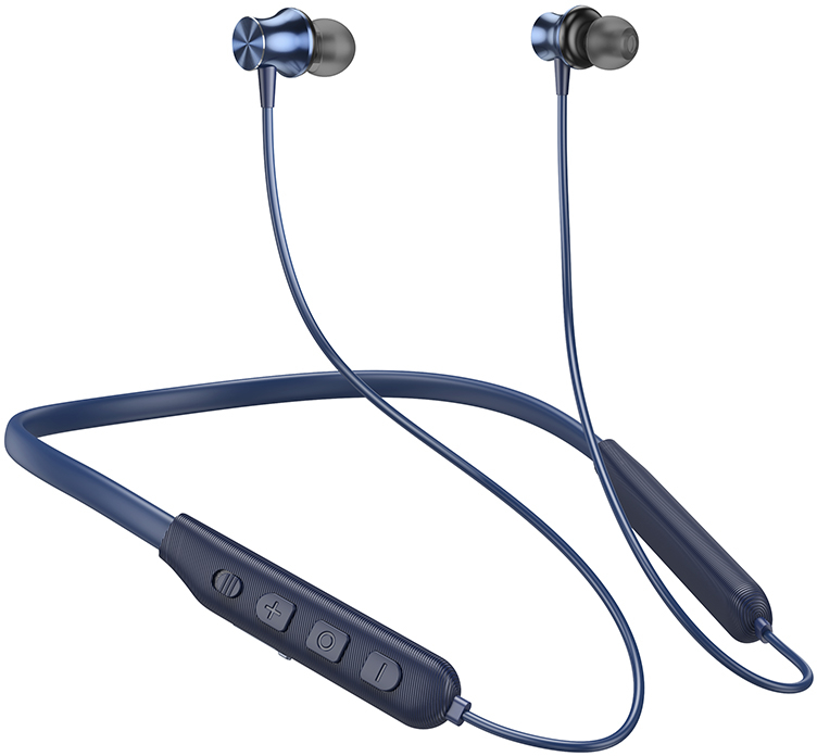 Наушники вкладыши беспроводные HOCO ES64 Easy Sound sports Navy Blue (6931474784483) - Фото 1