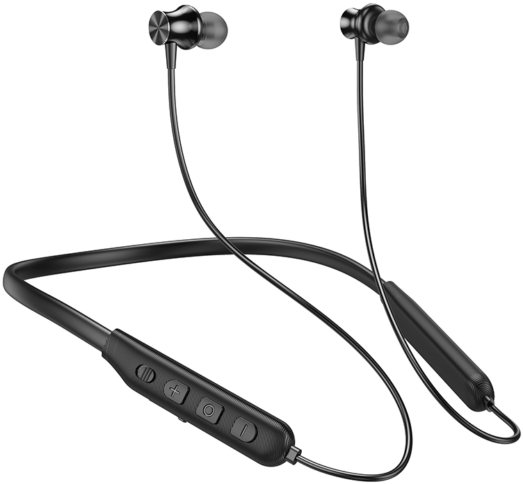 Наушники вкладыши беспроводные HOCO ES64 Easy Sound sports Black (6931474784469) - Фото 1