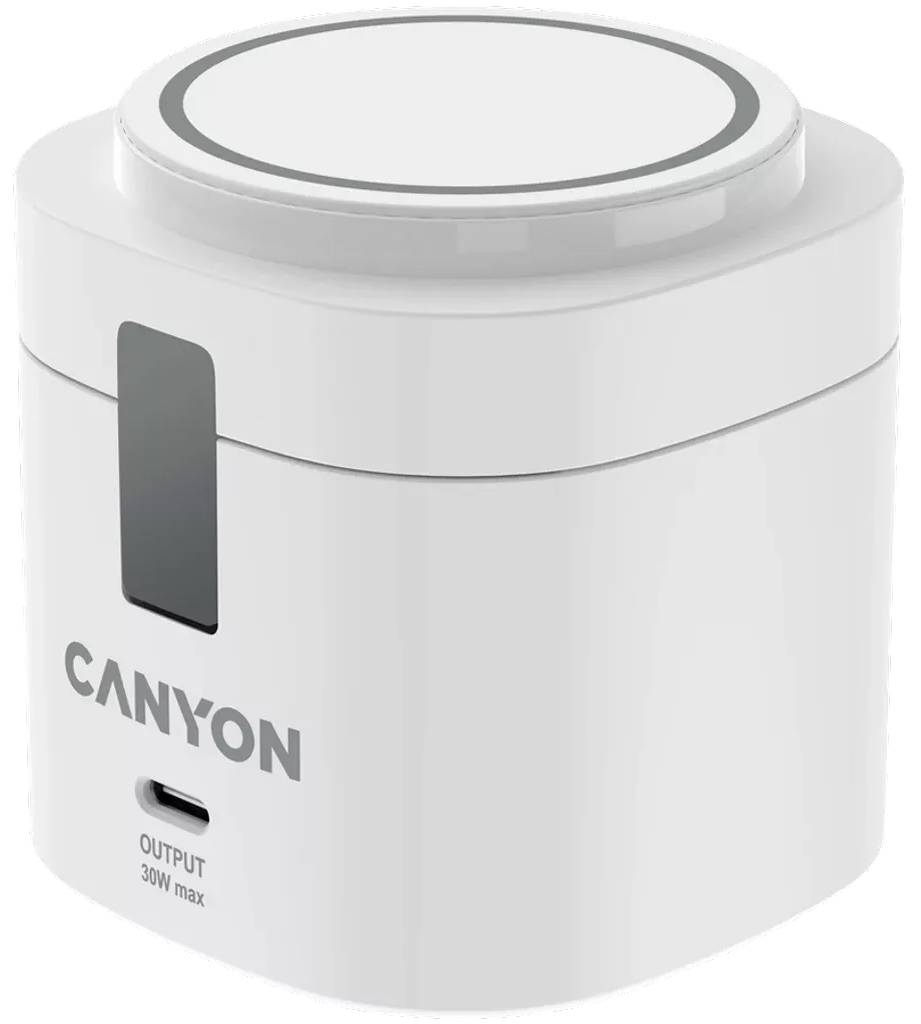 Беспроводное зарядное устройство Canyon OnCharge 405 White 4-в-1 (CNS-WCS405WW/A) - Фото 1