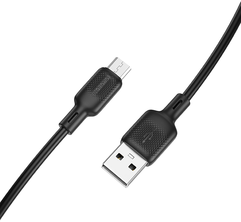 Кабель синхронизации данных BOROFONE BX113 3m Black (6941991115547) - Фото 1