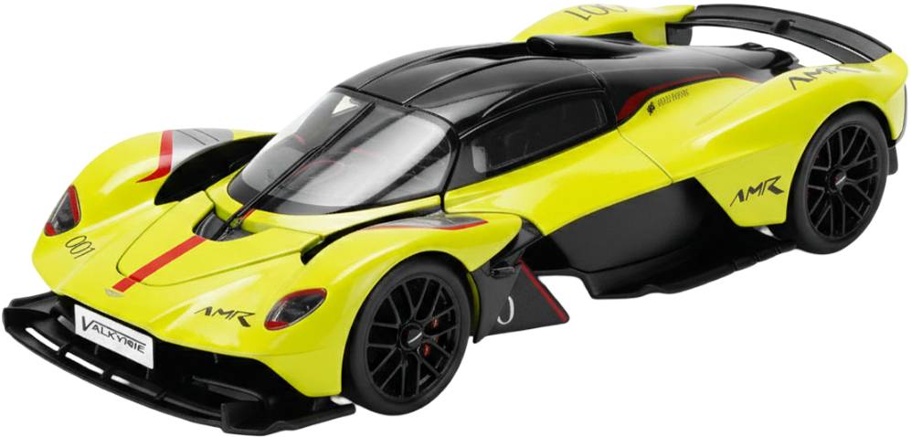Колекційна машинка 1:18 TechnoDrive ASTON MARTIN VALKYRIE Yellow (250937AMVKLG) - Фото 1