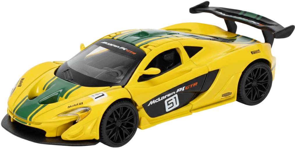 Купити Колекційна машинка 1:24 TechnoDrive MCLAREN P1 Yellow (250943MLP1YW) - Фото 1 Колекційна машинка 1:24 TechnoDrive MCLAREN P1 Yellow (250943MLP1YW) - Фото 1