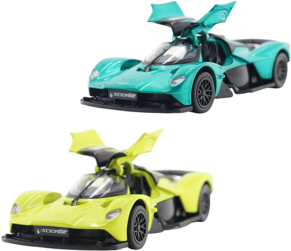 Автотранспорт TechnoDrive ASTON MARTIN VALKYRIE 2024 зеленый/желтый в ассортименте (250951) - Фото 1