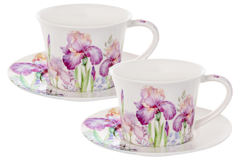 Набор чашек Lefard Ирисы 250 мл 4 пр. (924-780) - Фото 1