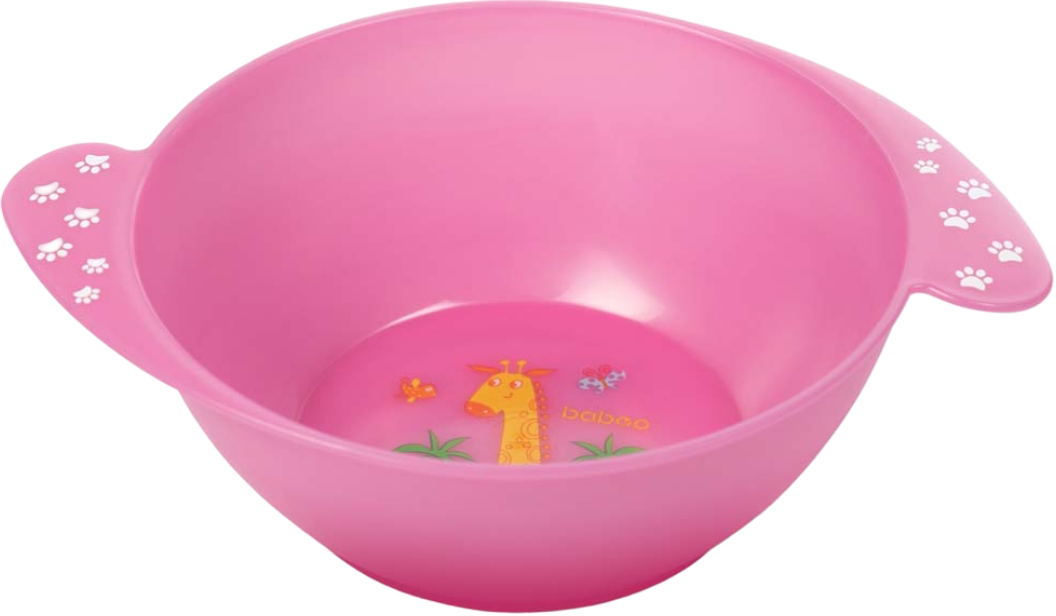 Тарелка для малыша Baboo Safari Pink (9-030) - Фото 1