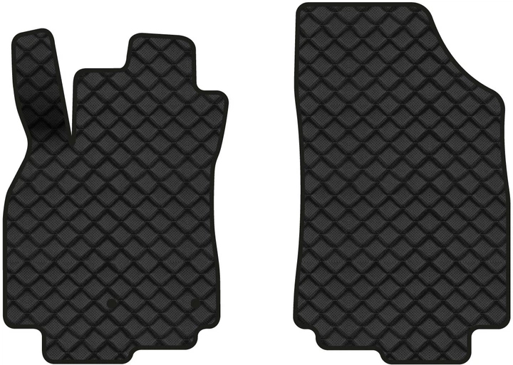 Коврики из экокожи в салон авто передние EVAtech для Megane (III) MT Renault 2008-2016 3 поколение Combi EU RT1632AVV2RN2BBB - Фото 1