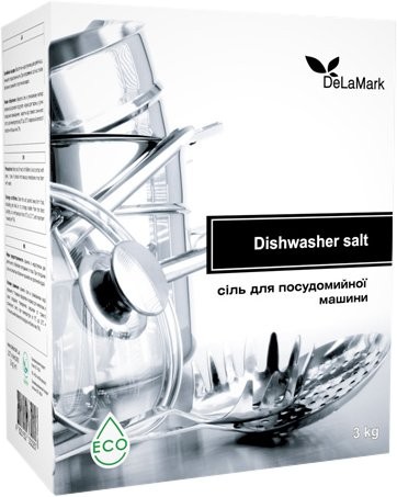 Сіль для посудомийної машини DeLaMark 3 кг (4820152332257) - Фото 1