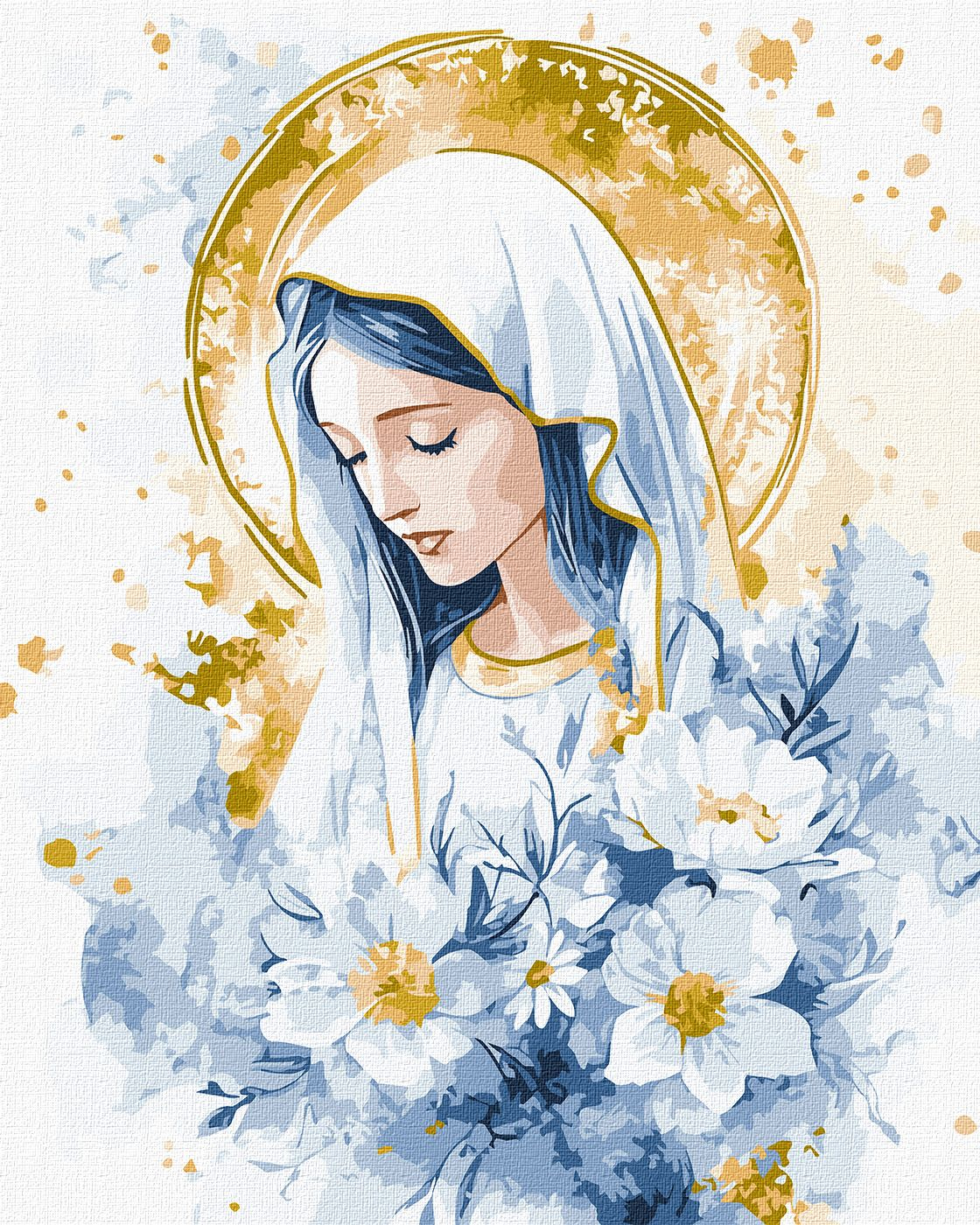 Купити Картина за номерами Ideyka Небесна Марія 40х50 см (KHO2572) - Фото 1 Картина за номерами Ideyka Небесна Марія 40х50 см (KHO2572) - Фото 1