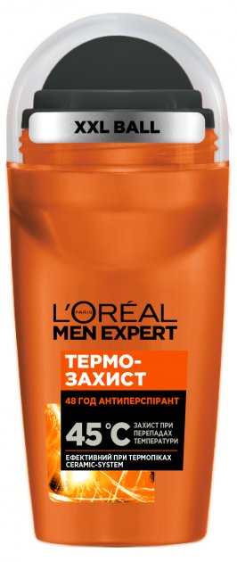 Купити Дезодорант кульковий L'Oreal Paris Men Expert Термозахист 50 мл (3600523594108) - Фото 1 Дезодорант кульковий L'Oreal Paris Men Expert Термозахист 50 мл (3600523594108) - Фото 1
