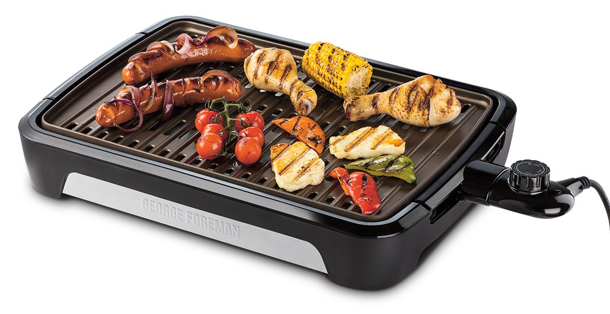 Гриль-барбекю электрический George Foreman 25850-56 Smokeless BBQ Grill - Фото 1