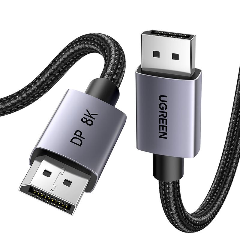 Кабель UGREEN DP120 DisplayPort to DisplayPort 1.4 8K@60Hz 2m Black (25905) - Фото 1