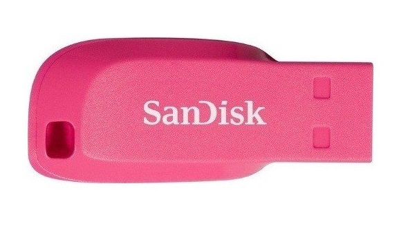 Флеш USB SanDisk Cruzer Blade 16GB USB 2.0 Pink (SDCZ50C-016G-B35PE) - Фото 1