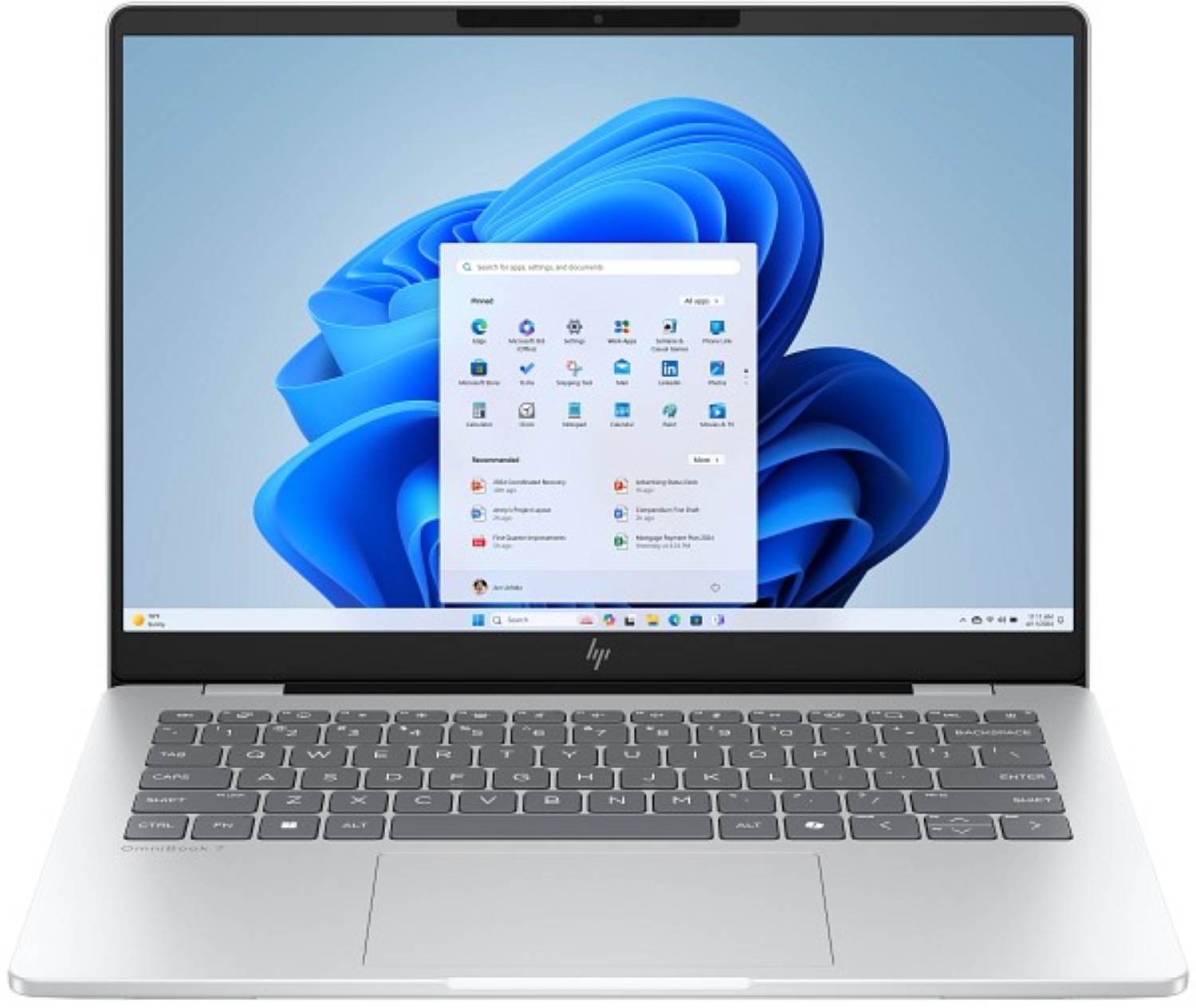 Ноутбук HP OmniBook 7 14-fs0000ua (C3VH7EA) Glacier Silver - Фото 1