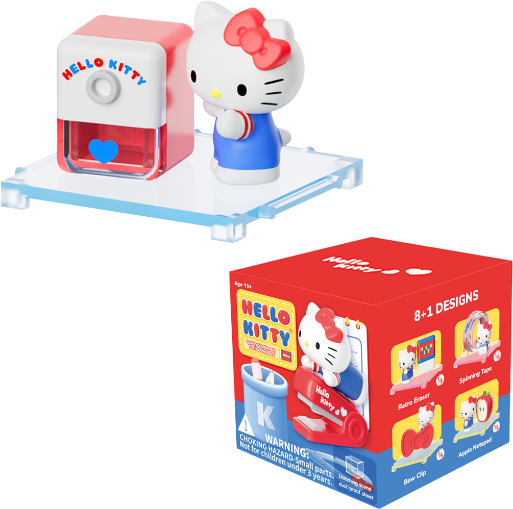 Ігрова фігурка-сюрприз Pop Top HELLO KITTY – КАНЦЕЛЯРСЬКІ ІСТОРІЇ в асортименті (25WH-005) - Фото 1