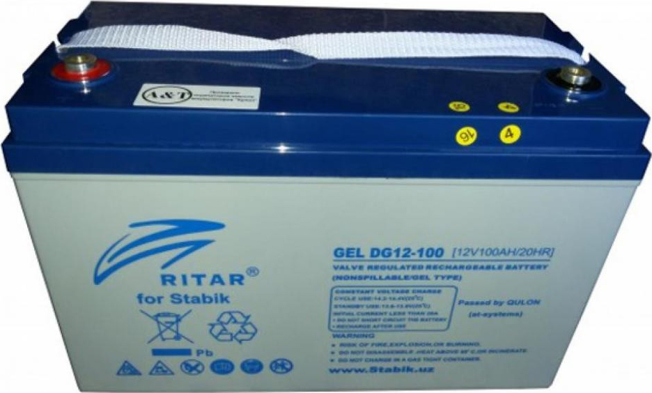 Аккумулятор для ИБП Ritar GEL 12V 100AH (DG12-100) - Фото 1