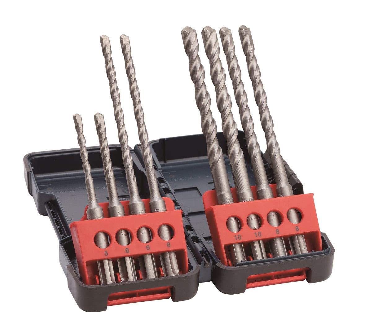 Набор сверл Bosch SDS-Plus-3 5-10 мм 8 шт. (2.607.019.903) - Фото 1