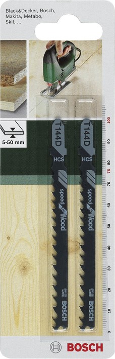 Полотно Bosch T 144 D 4-5.2х100 мм 2 шт. (2.609.256.718) - Фото 1