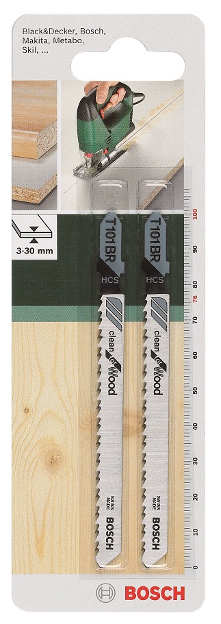 Полотно Bosch T 101 BR 2.5х100 мм 2 шт. (2.609.256.724) - Фото 1