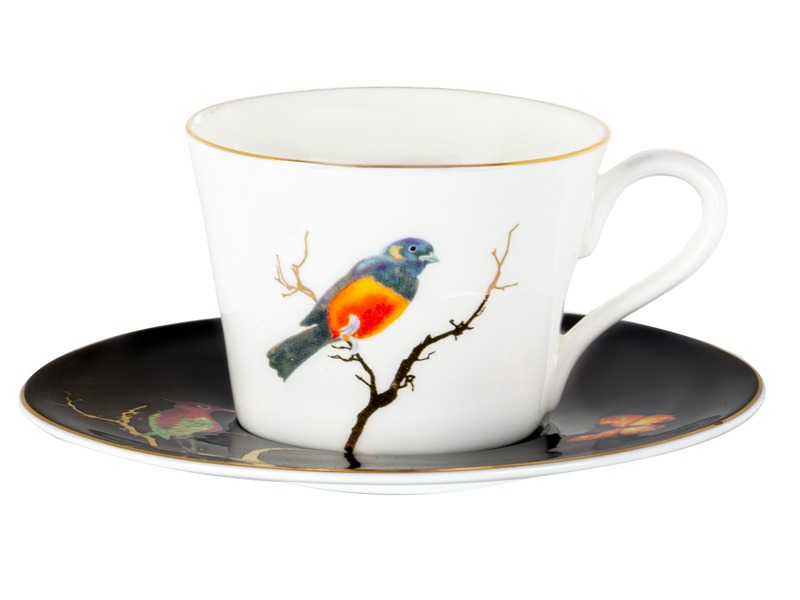 Купити Чашка Lefard Золотий птах 2 пр. 100 мл (264-726) - Фото 1 Чашка Lefard Золотий птах 2 пр. 100 мл (264-726) - Фото 1