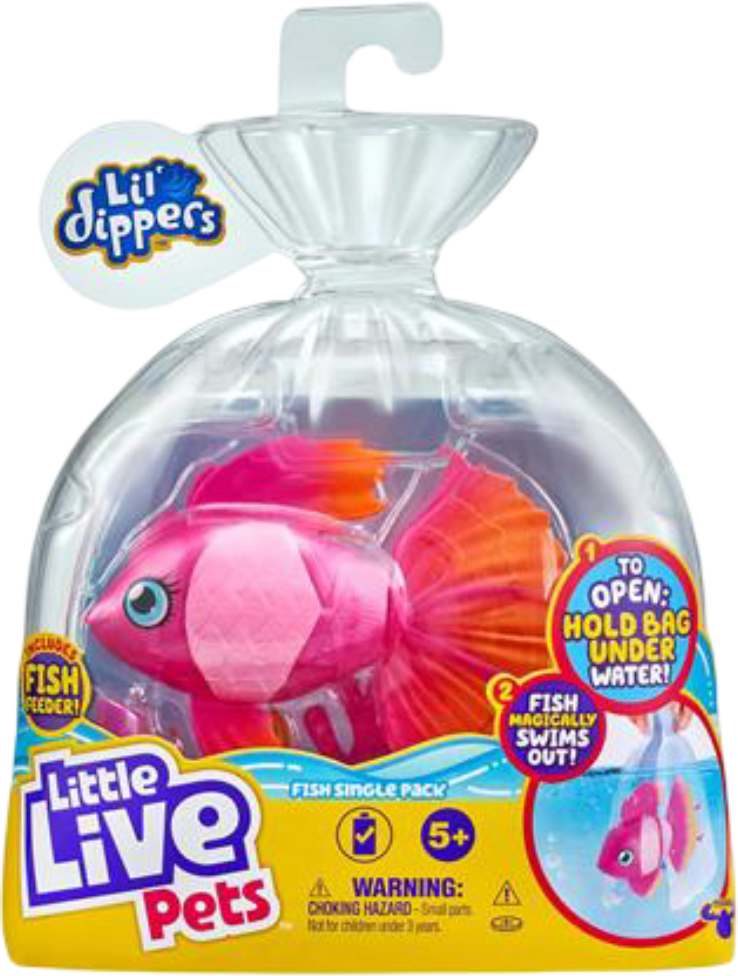 Интерактивная игрушка пластиковая Little Live Pets S4 Рыбка Марина-балерина (26406) - Фото 1