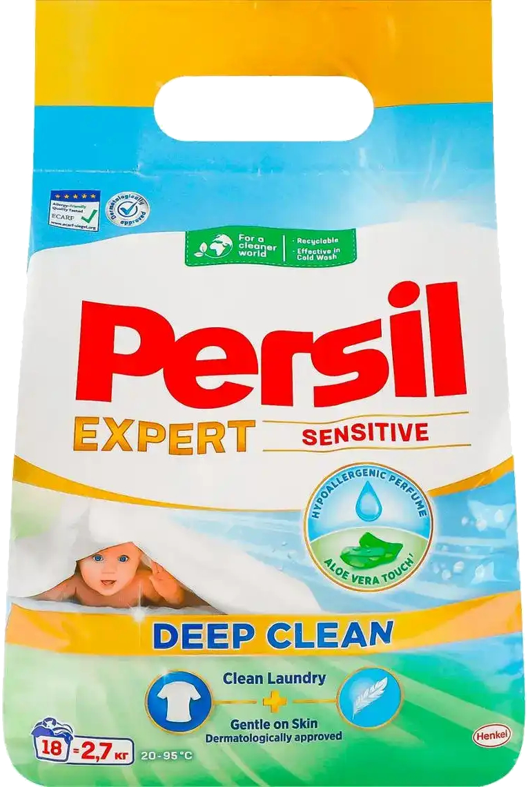 Стиральный порошок Persil авт. Сенситив 2,7 кг, 18 циклов - Фото 1