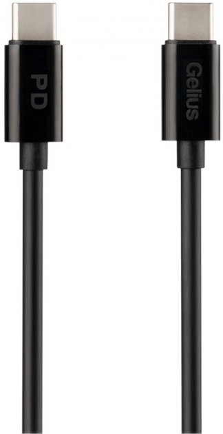 Кабель синхронізації даних Gelius Contact GP-UC112 60W Type-C/Type-C Black 2 м(85155) - Фото 1