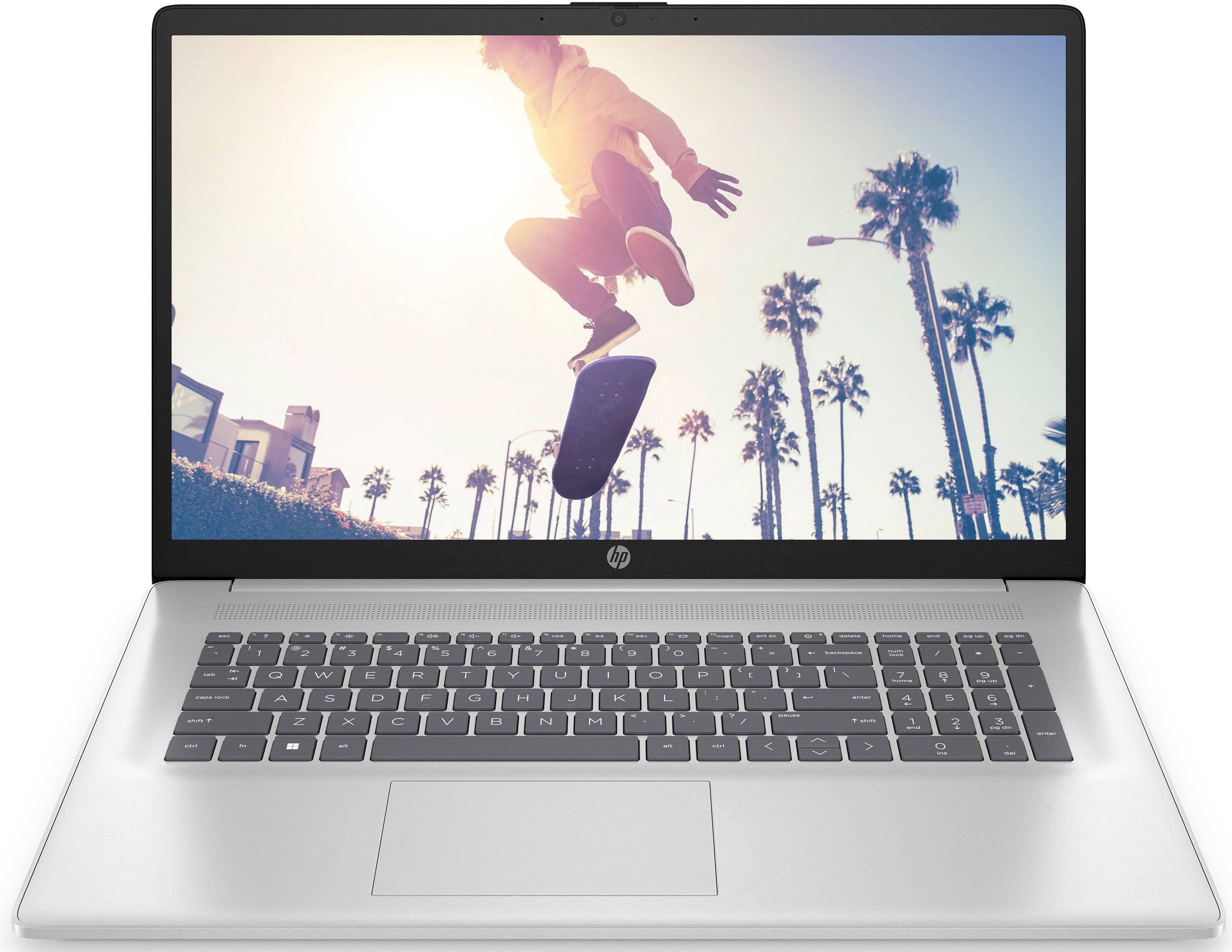 Ноутбук HP Laptop 17-cn3035ua (B9PL5EA) Natural Silver - Фото 1